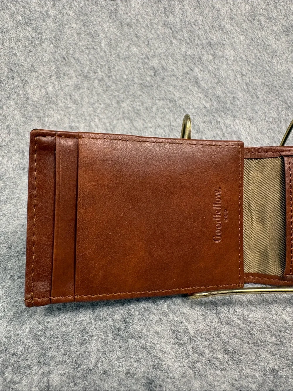 Goodfellow & Co brown genuine